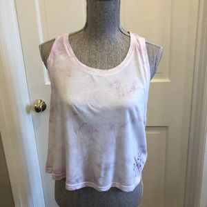 SoulCycle Pink Tie Dye Tank Size Small